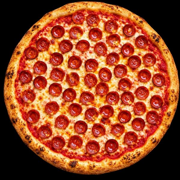 Cupped Pepperoni Pizza